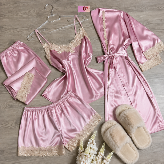KR Luxury 4 PCS BRIDAL NIGHTY SET