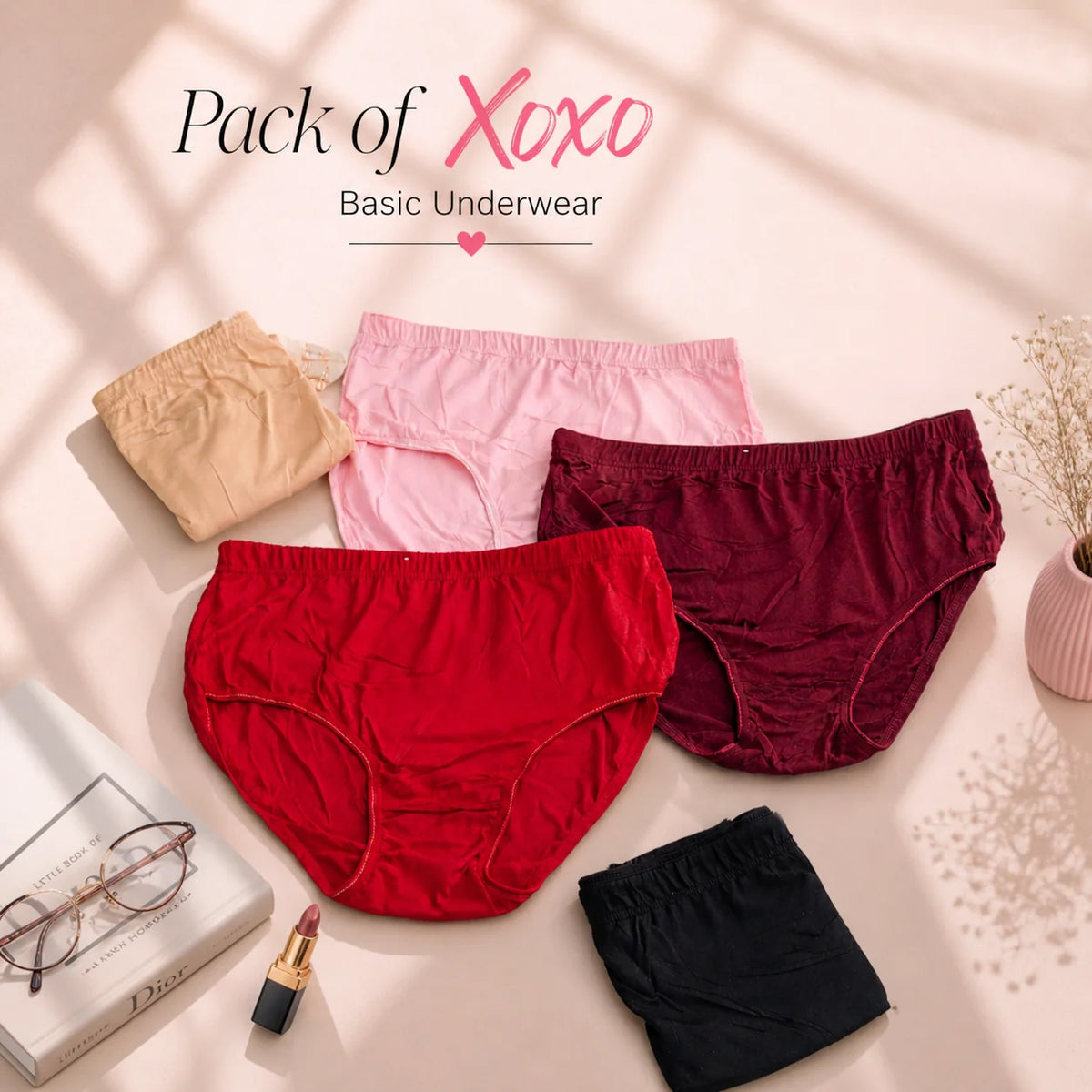 Pack of 5 Basic Underwears